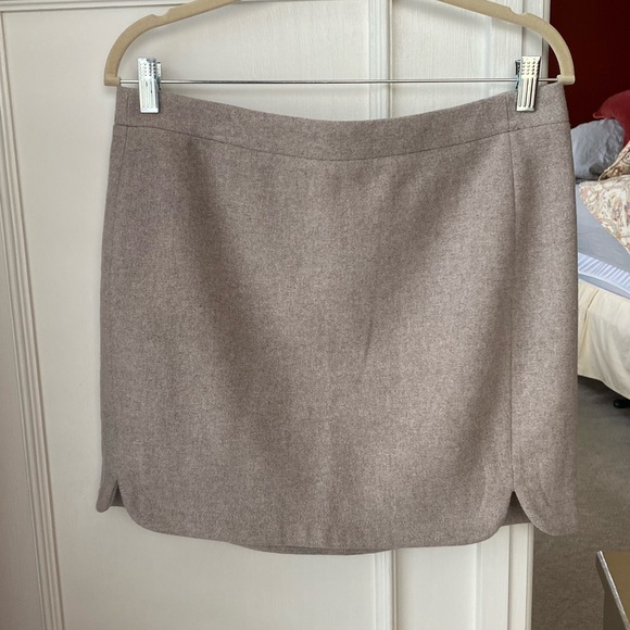 J. Crew Factory Dresses & Skirts - J. Crew Factory Wool-Blend Shirttail Skirt